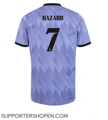 Real Madrid Eden Hazard #7 Borta Matchtröja 2022-23 Kortärmad
